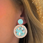 Riipuvat korvakorut simpukka kauri