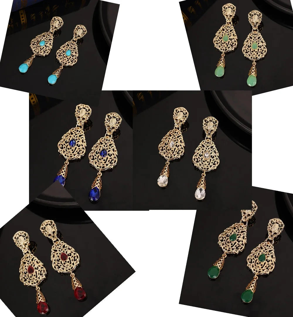 Itämaiset etniset roikkuvat korvakorut