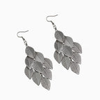 Naisten lehtikorvakorut, hopea