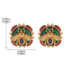 Pyöreät korvakorut mehiläinen