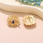 Pyöreät korvakorut mehiläinen kulta