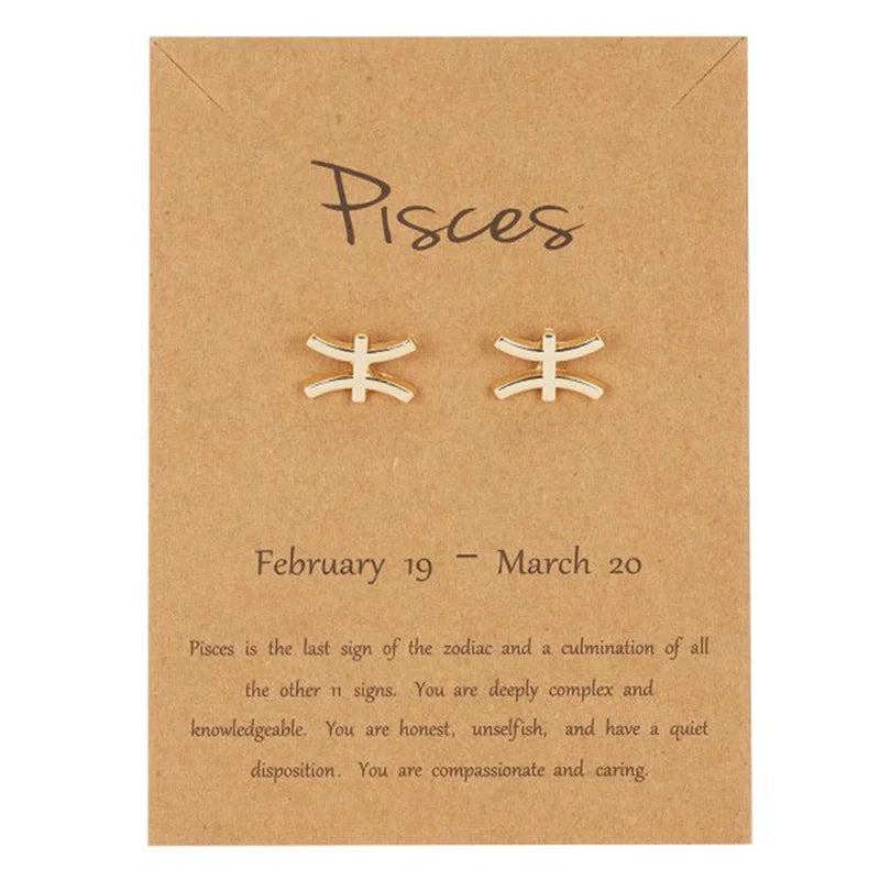 Korvakorut horoskooppimerkki 12 tähdistöä kalat