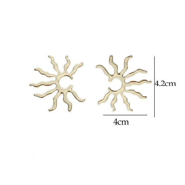 Naisten aurinkoiset korvakorut Astre 