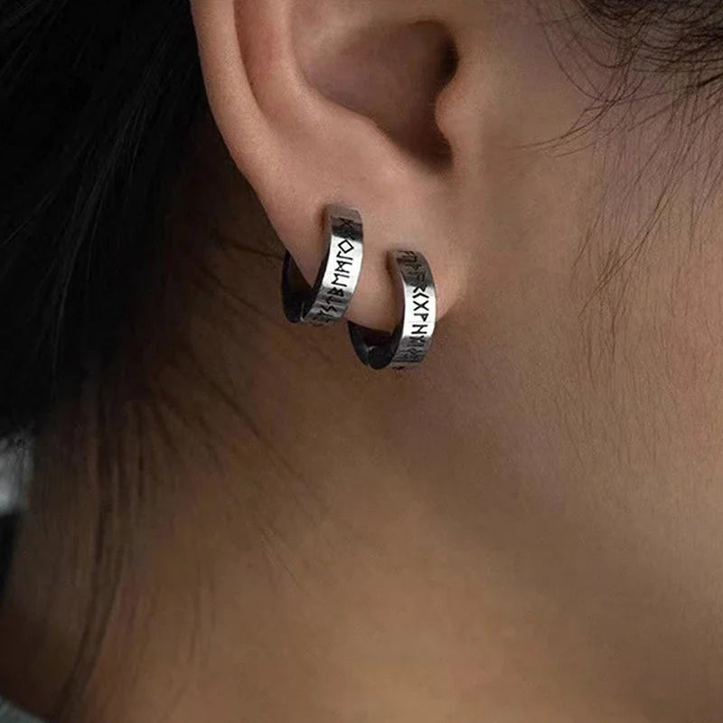 Viking Hoop -korvakorut miehille, naisille, Nordic Celtics