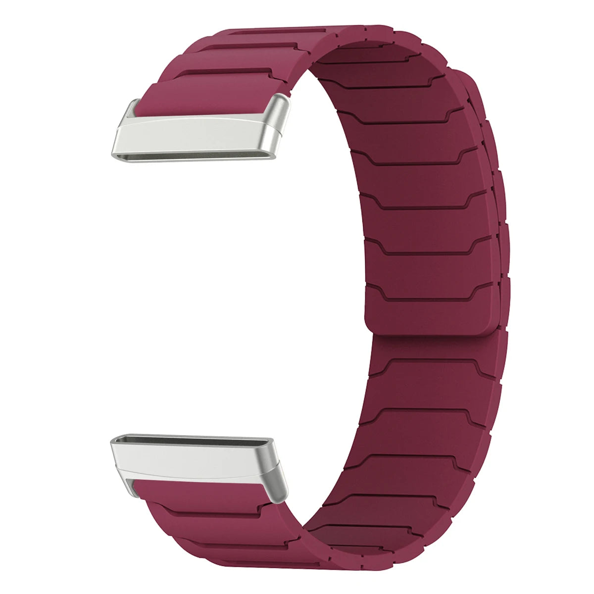 Magnetinen ranneke Fitbit Versa 3, Versa 4, Sense 1 ja Sense 2 -kellolle, Bordeaux