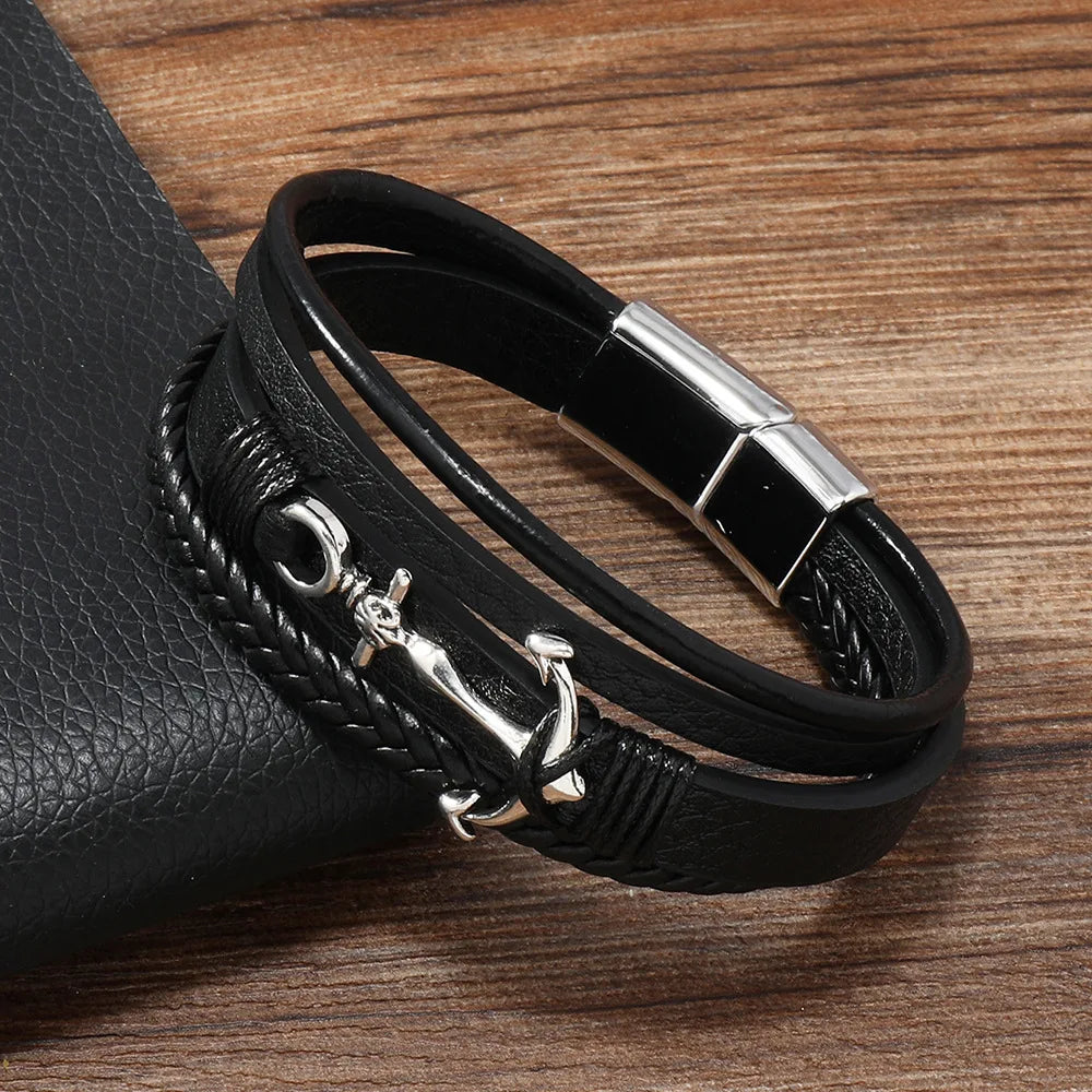 Leveä ankkurirannekoru