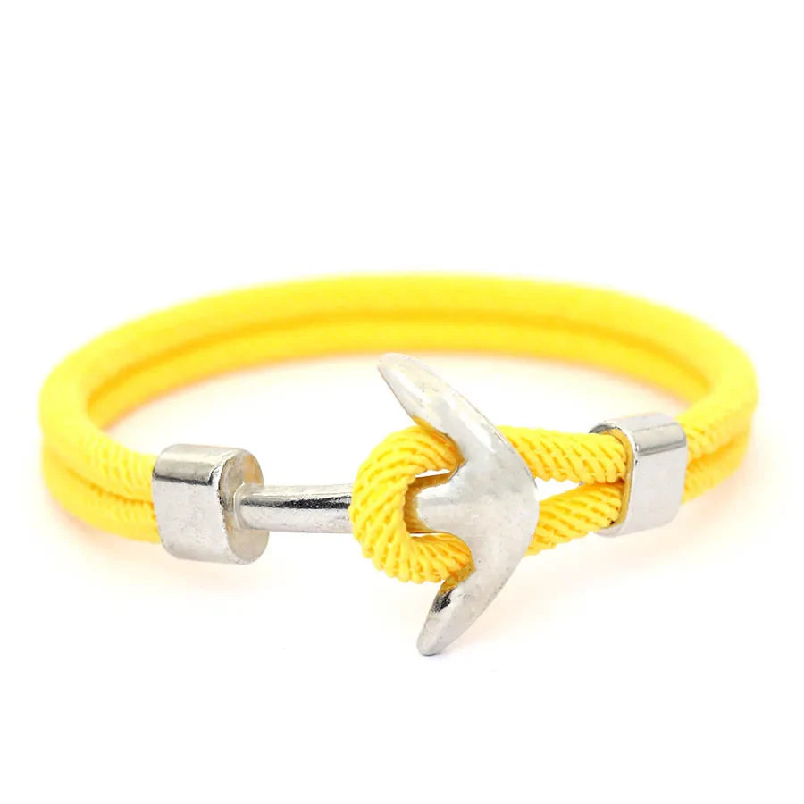 Keltainen ankkurirannekoru