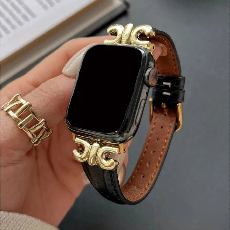 Apple Watch nahkaranneke naisille