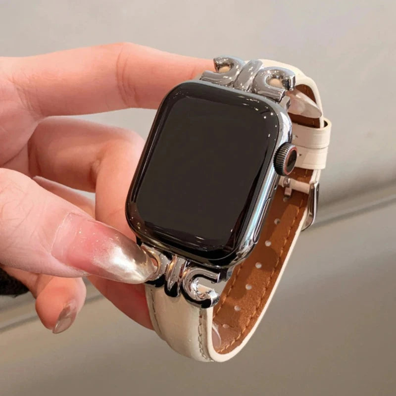 Apple Watch nahkaranneke naisille
