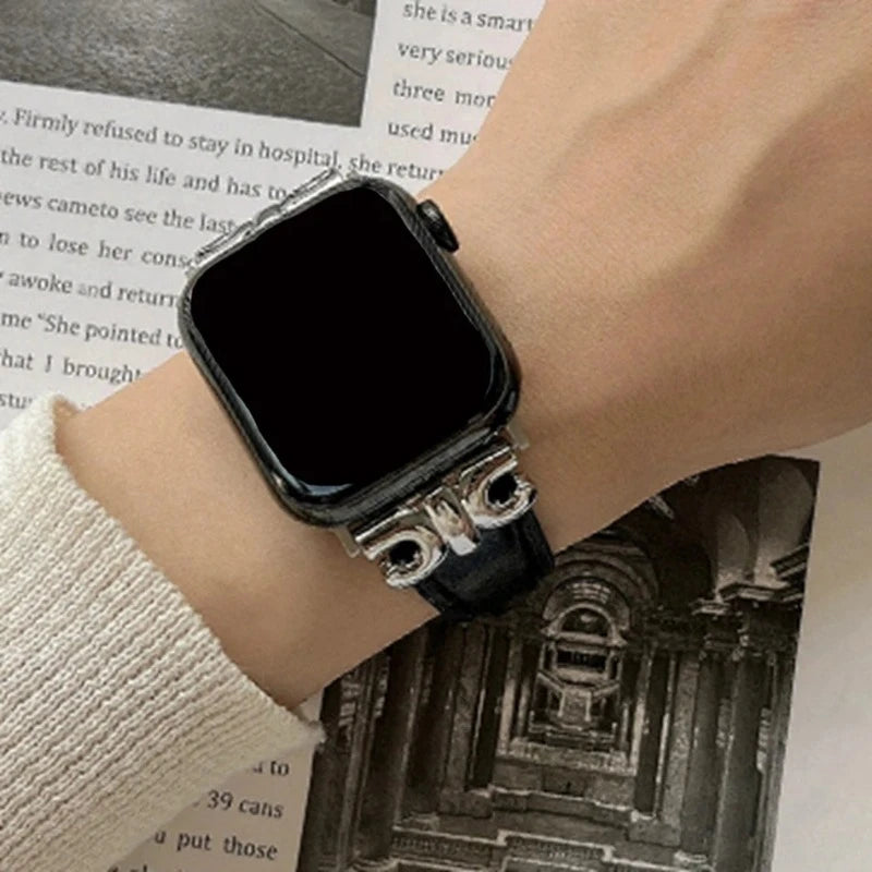 Apple Watch nahkaranneke naisille