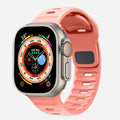 Apple Watch -rannehihna kirurgisesta silikonista, vaaleanpunainen