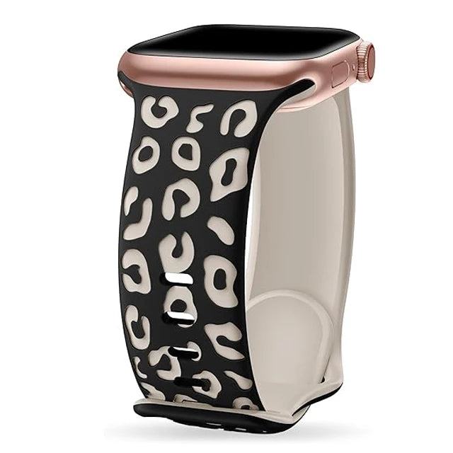 Apple Watch Leopard beige musta ranneke
