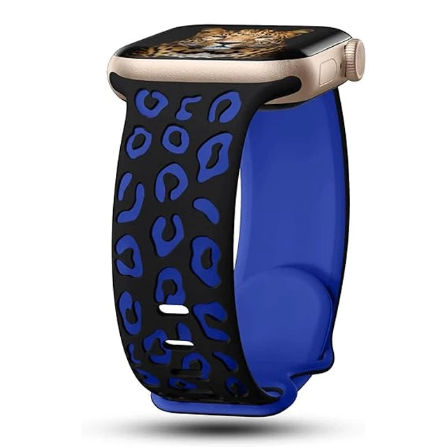 Apple Watch Leopard sininen ranneke