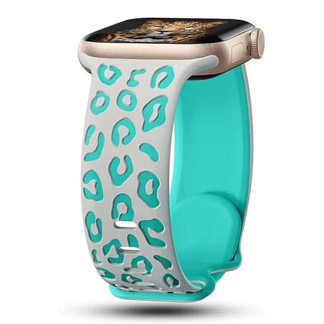 Apple Watch Leopard taivaansininen syaani ranneke