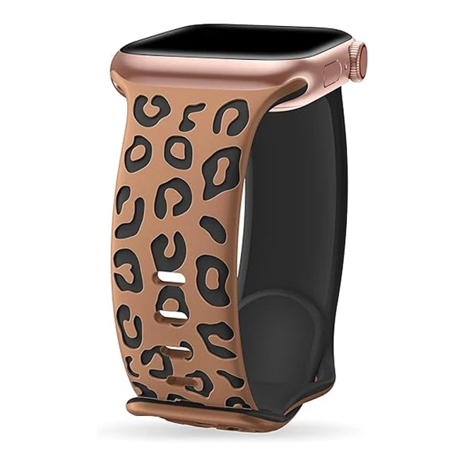 Apple Watch Leopard ruskea ranneke