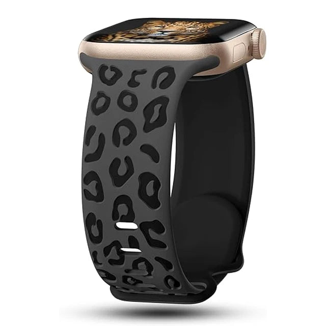 Apple Watch Leopard musta ranneke