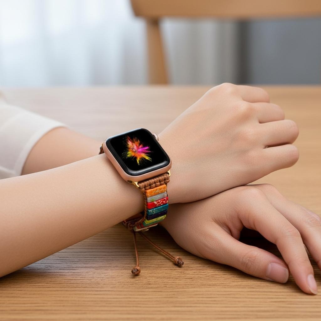 Apple Watch -rannekoru luonnonkivestä 