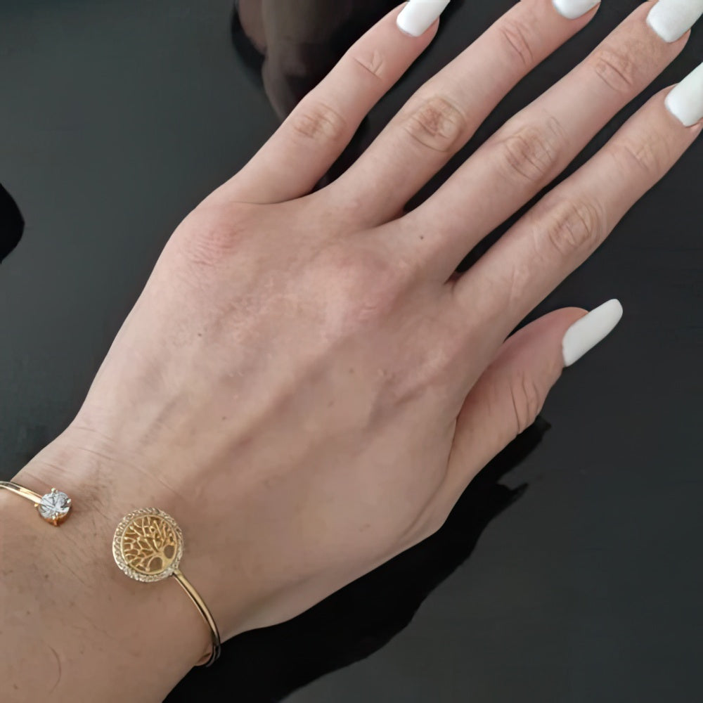 Tree of Life Rannekoru kulta - hopea - kupari 