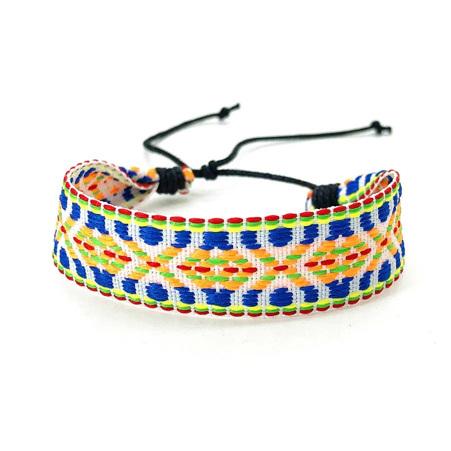 Brasilian rannekoru unisex lomatyyli keltainen ja sininen