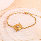 Naisten kompassirannekoru tuuliruusu