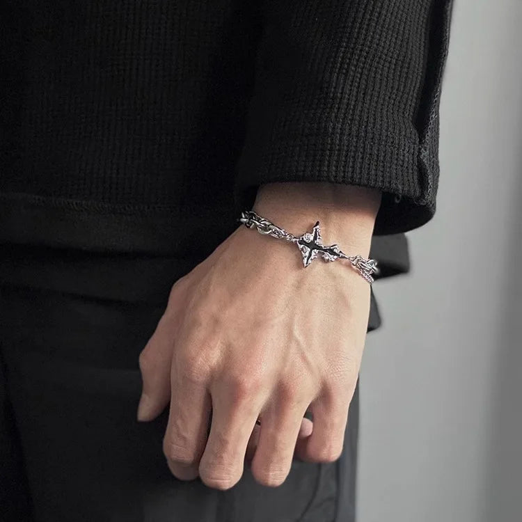 Ristiriipusranneke miehille tai naisille