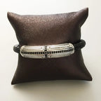 Rustinen nahkainen ristikoru rannekoru - Exception®