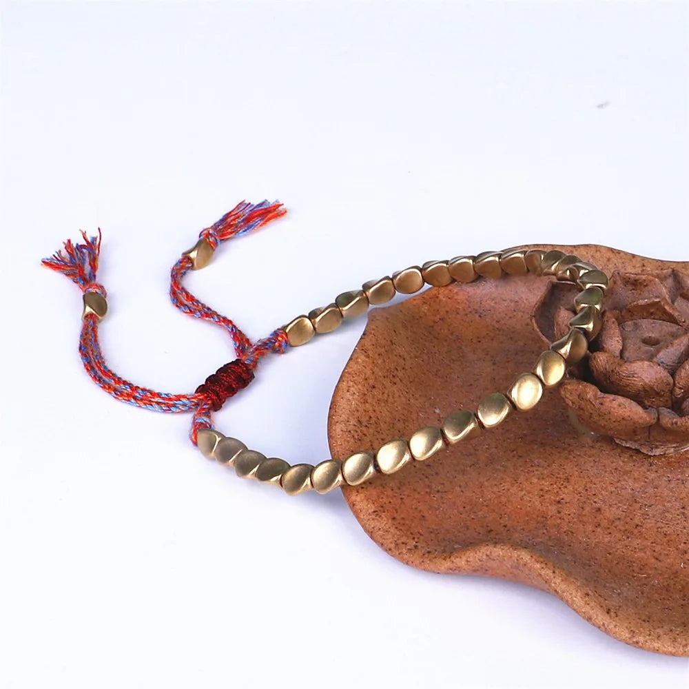 Tiibetin kupari onnen rannekoru 