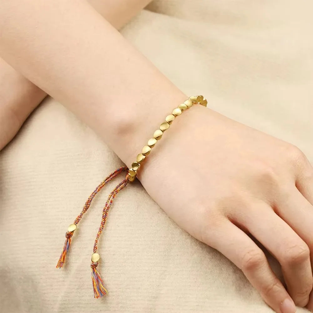 Tiibetin kupari onnen rannekoru 