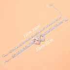 Naisten nilkkakoru "pieni sydän"