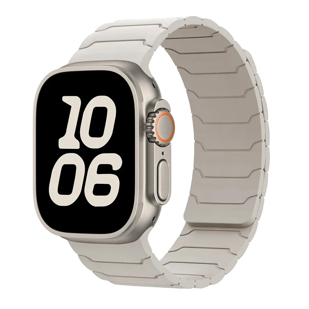 Magneettinen vaihtoranneke Apple Watchille valkoinen