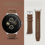 Nahkainen vaihtoranneke Google Pixel Watch 1, 2, 3, 4, 41mm, 45mm -kelloille