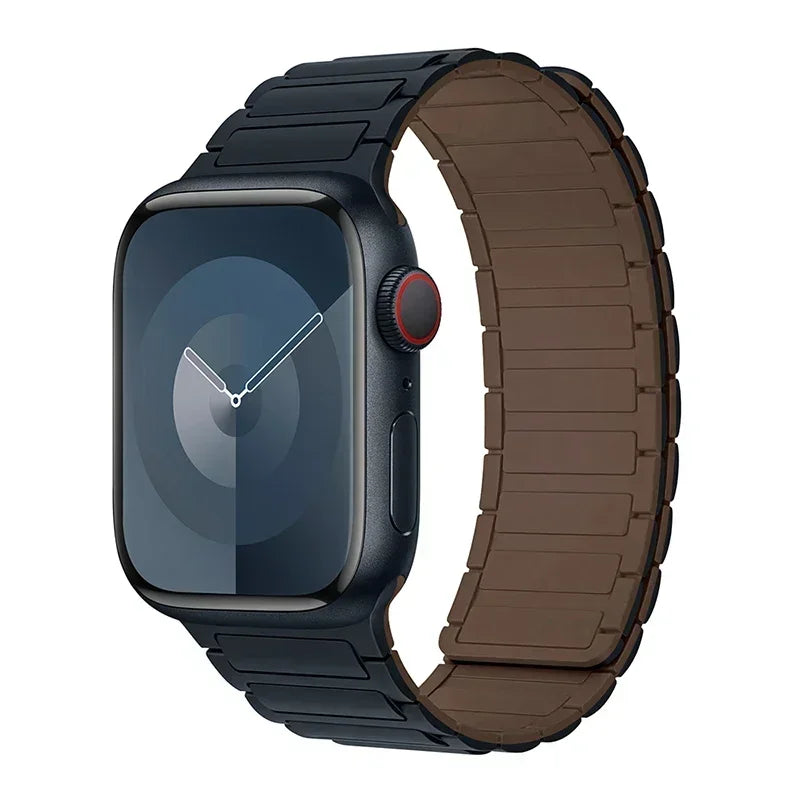Vihreä ruskea magneettinen vaihtoranneke Apple Watchille