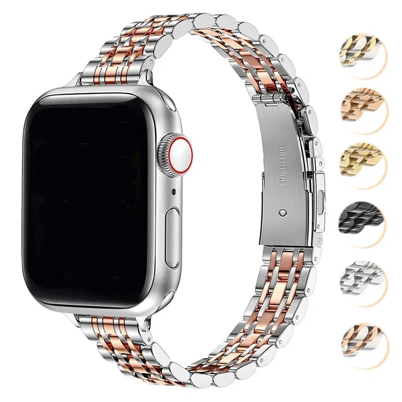 Vaihtoranneke Apple Watchille ruostumattomasta teräksestä