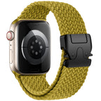 Korvaava ranneke Apple Watchille keltaisesta laskuvarjoköydestä