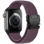Korvaava ranneke Apple Watchille violetista laskuvarjoköydestä