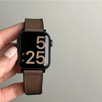 Vaihtoranneke Apple Watchille ruskeasta nahasta