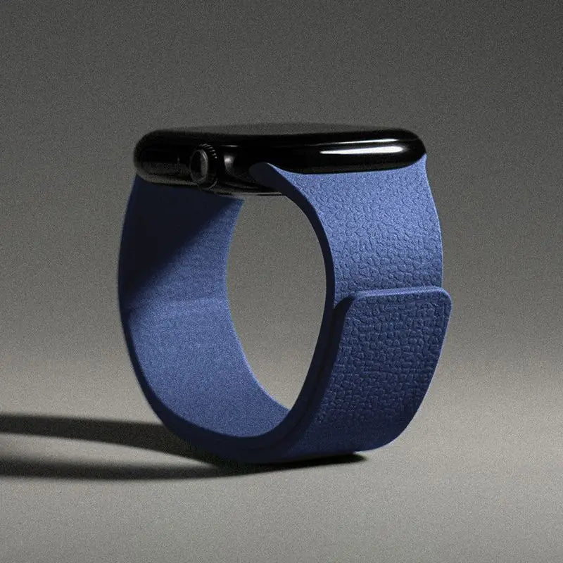 Vaihteranneke Apple Watchiin magneettisilikonki sininen