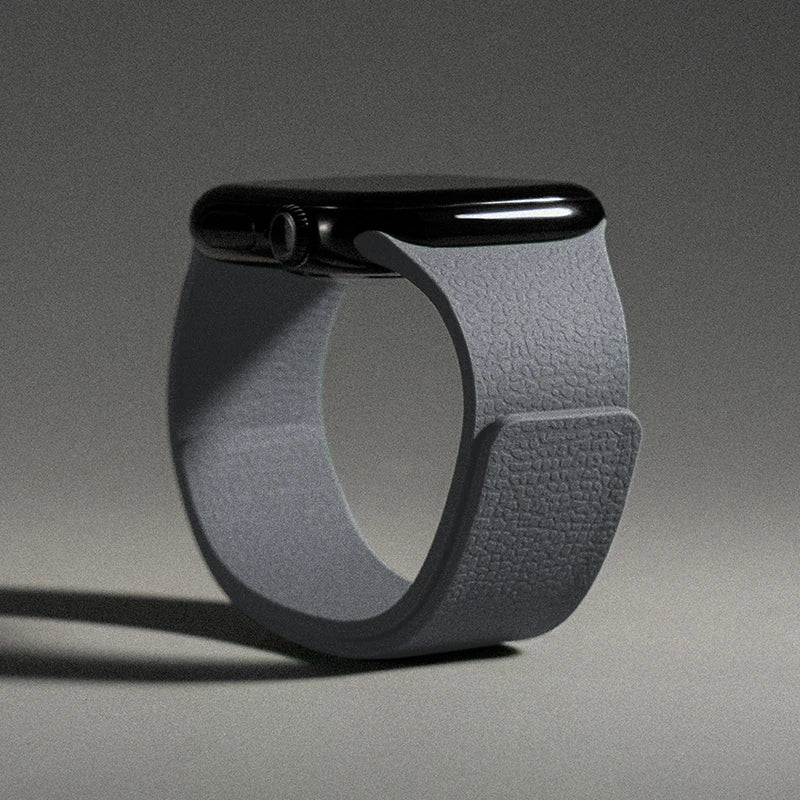 Vaihteranneke Apple Watchiin magneettisilikonki harmaa