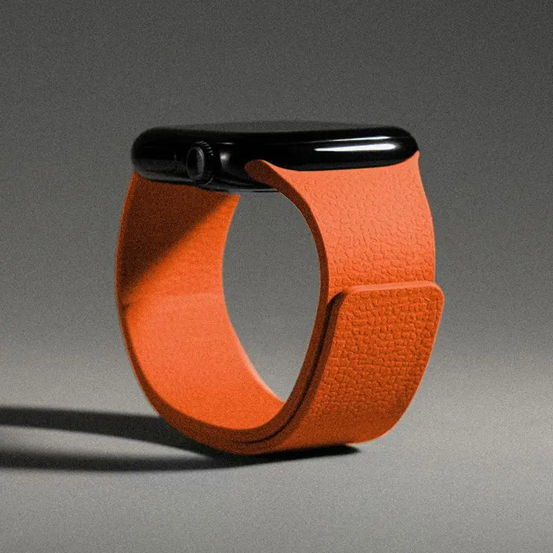 Vaihteranneke Apple Watchiin magneettisilikonki oranssi