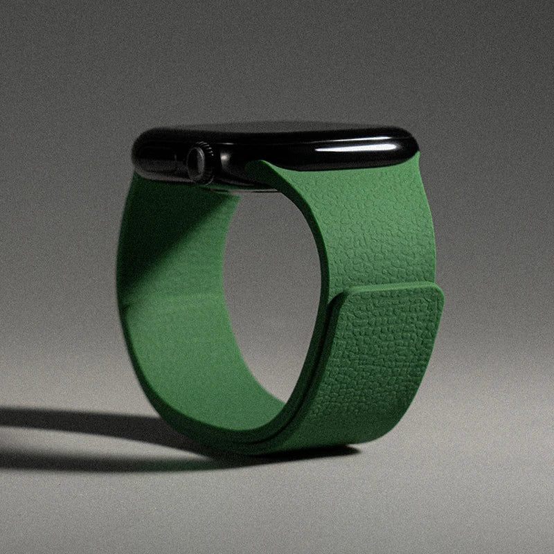 Vaihteranneke Apple Watchiin magneettisilikonki vihreä