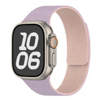Vaihteranneke Apple Watchiin magneettisilikonki violetti vaaleanpunainen