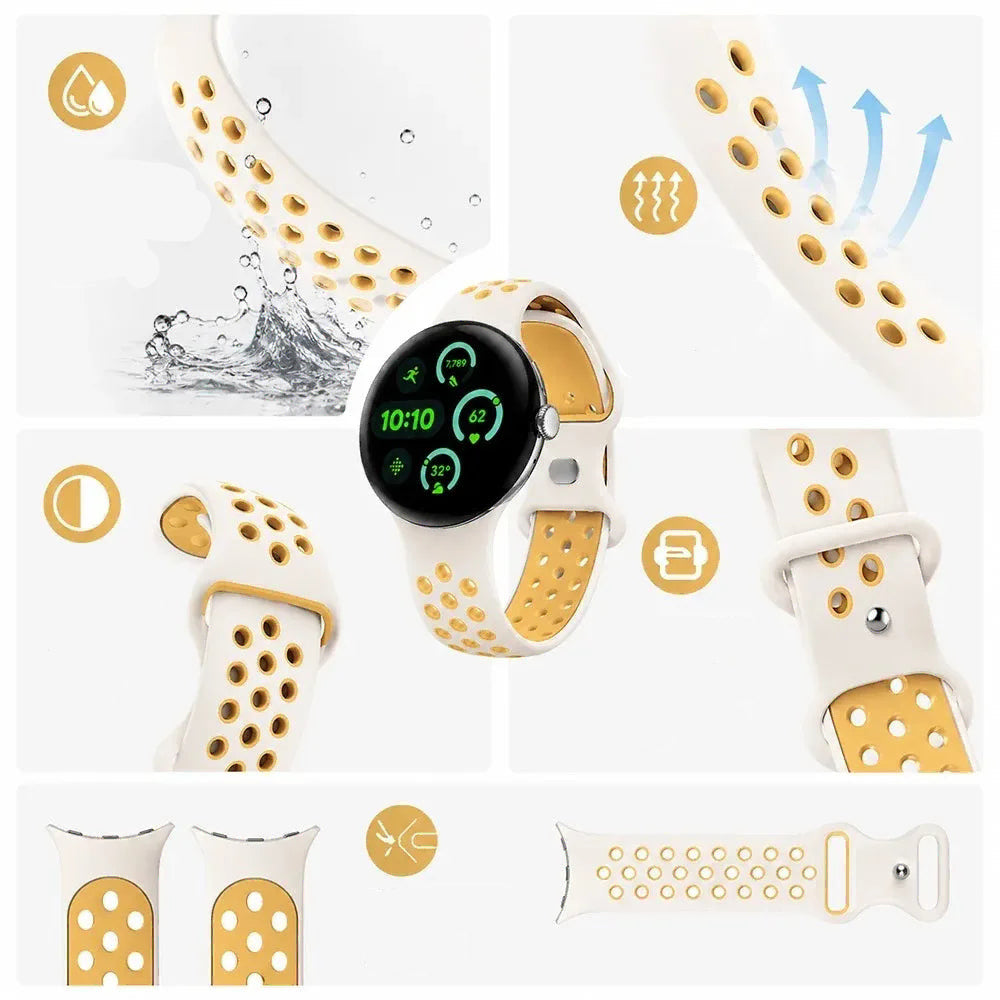 Vaihderanneke Google Pixel Watch 1, 2, 3, 4 41mm 45mm -kelloihin 