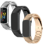 Ruostumattomasta teräksestä valmistettu ranneke Fitbit Charge 5, Charge 6 -kellolle