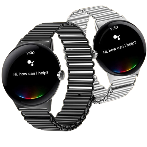 Karkaistusta teräksestä valmistettu ranneke Google Pixel Watch 1 & 2 -älykellolle