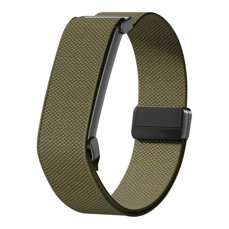 Vihreä nylonranneke Google Fitbit Air -kellolle