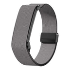 Tummanharmaa nylonranneke Google Fitbit Air -kellolle