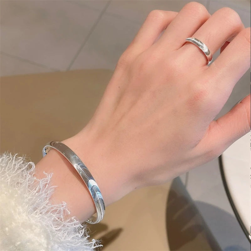 Kiillotettu kissansilmäkivi rannekoru 