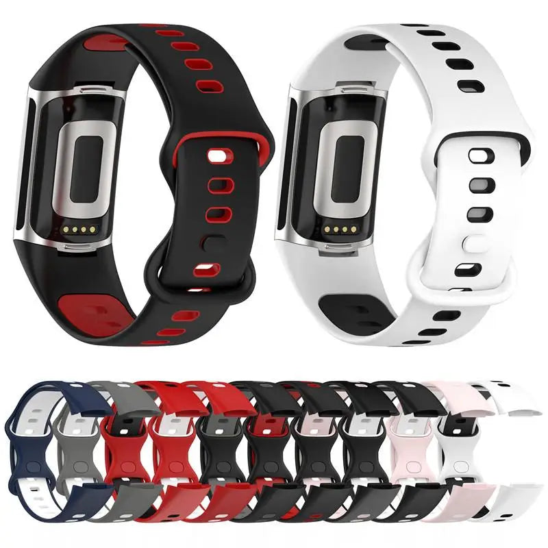 Silikoniranneke Fitbit Charge 5, Charge 6 -kelloon