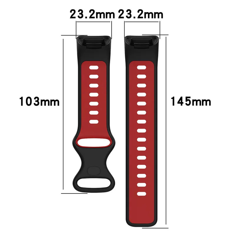 Silikoniranneke Fitbit Charge 5, Charge 6 -kelloon