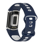 Silikoniranneke Fitbit Charge 5, Charge 6 -kelloon sininen